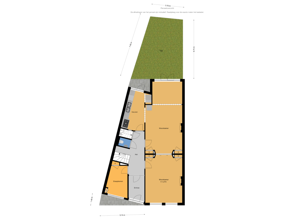 Bekijk plattegrond van Perceeloverzicht van Groot Hertoginnelaan 119