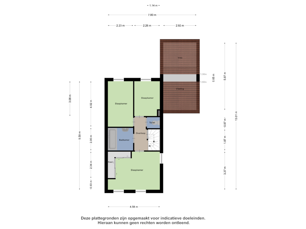 Bekijk plattegrond van Eerste Verdieping van Garcia Lorcadomein 4