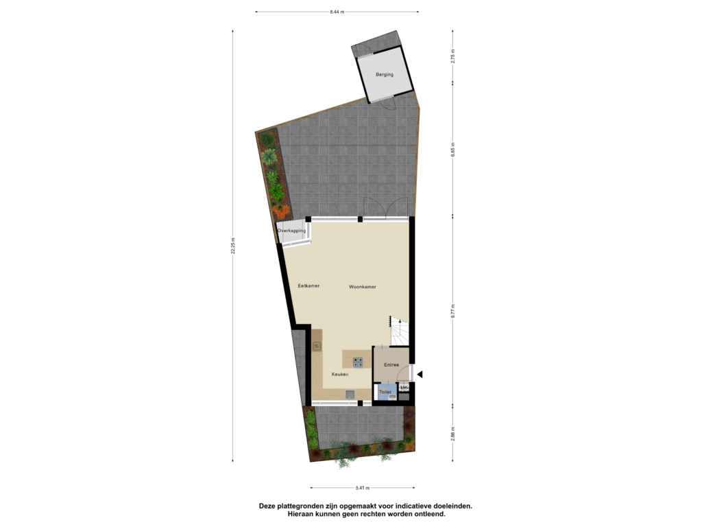 Bekijk plattegrond van Begane Grond Tuin van Dijkstraat 5