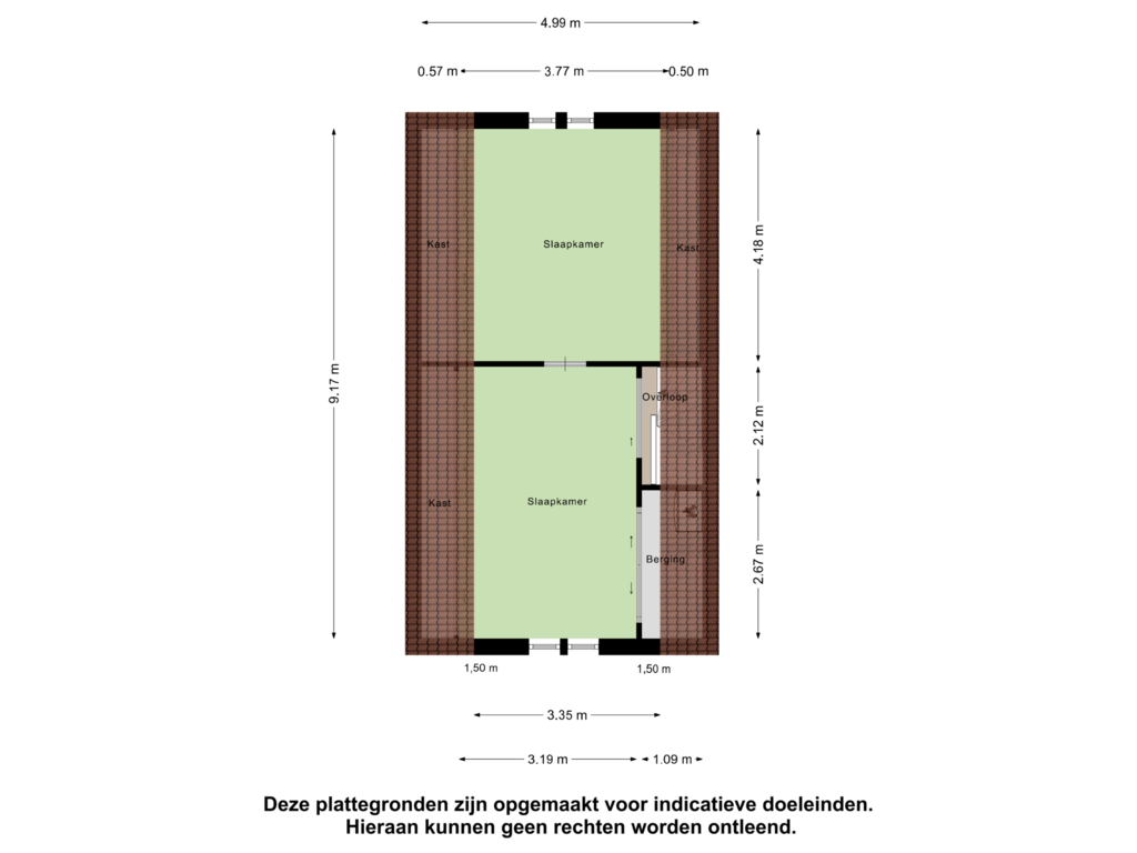 Bekijk plattegrond van Tweede Verdieping van Dijkstraat 5