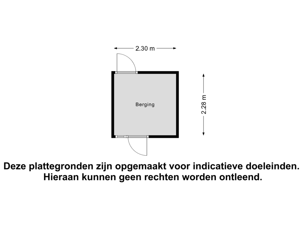 Bekijk plattegrond van Berging van Dijkstraat 5