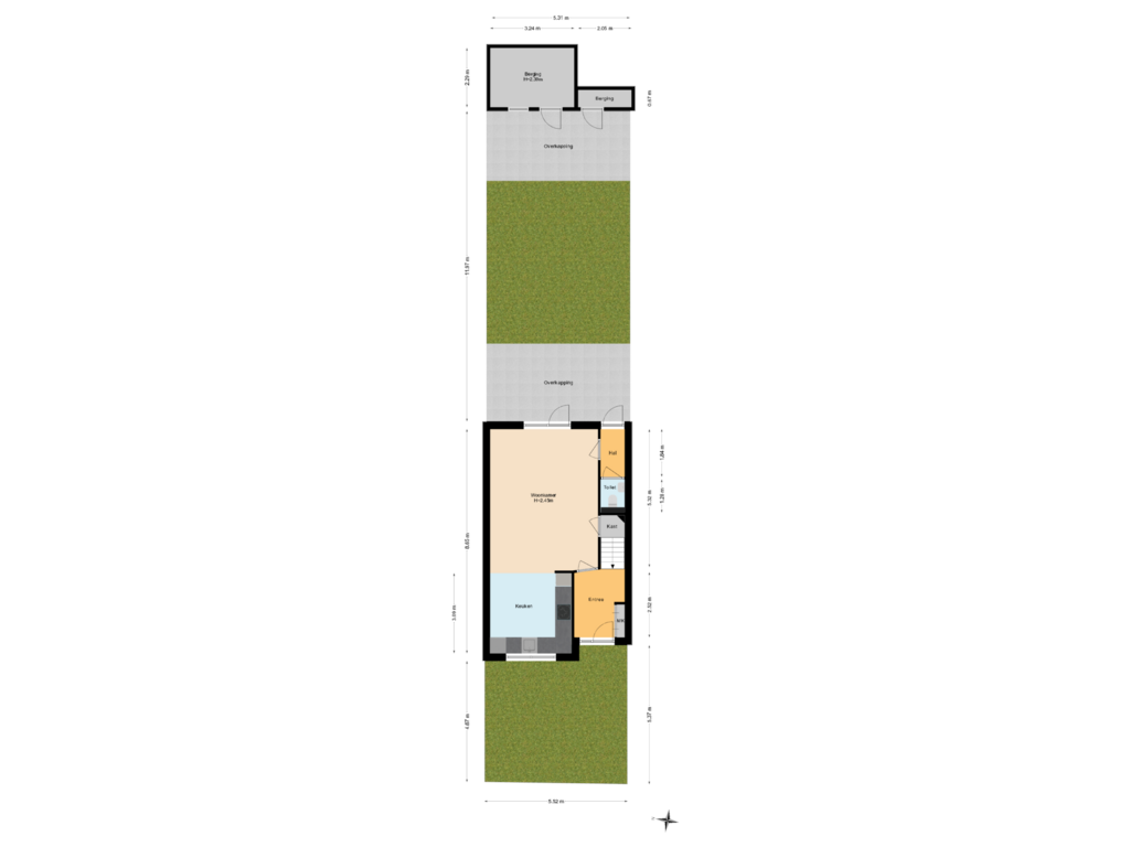 View floorplan of Situatie of Heemlaan 19