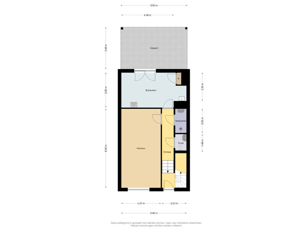 Bekijk plattegrond van Begane Grond van De Bolder 19