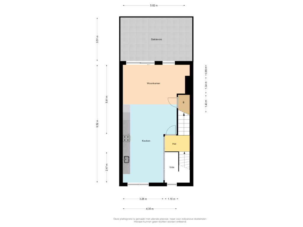 Bekijk plattegrond van 1e Verdieping van De Bolder 19