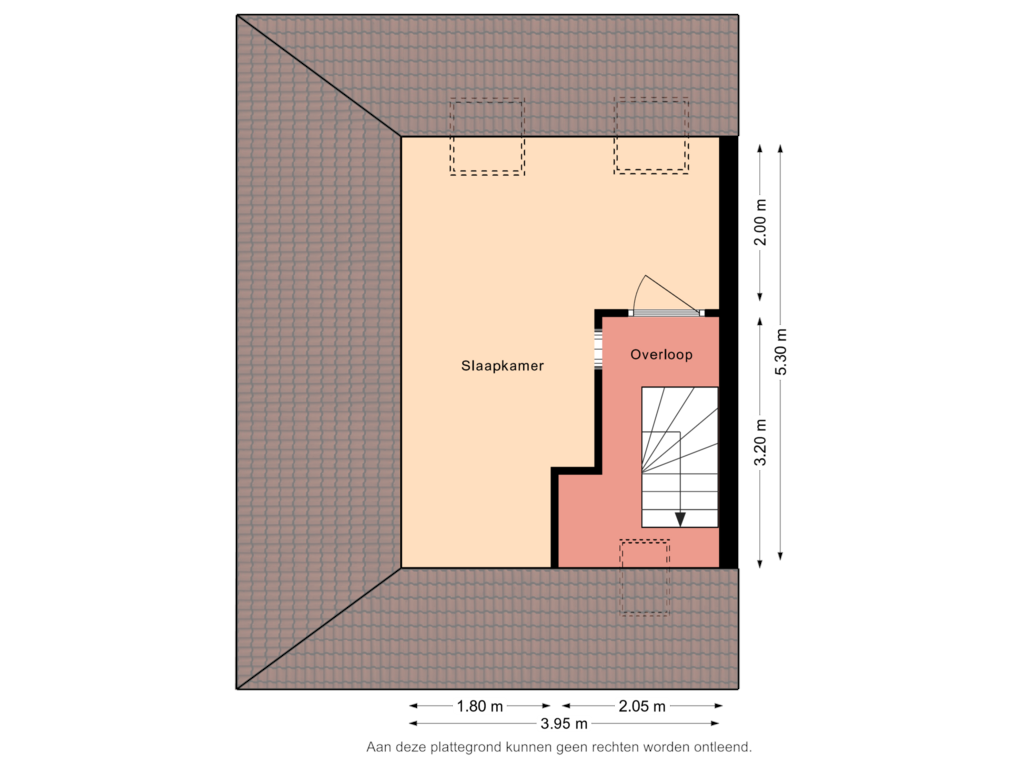 Bekijk plattegrond van 2e verdieping van Houtwal 8