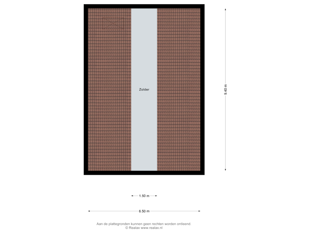 Bekijk plattegrond van Zolder van Helena H. Wilkensstraat 32