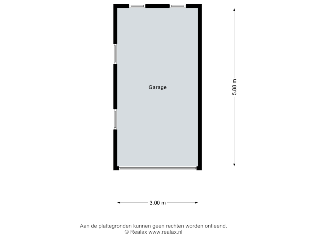 Bekijk plattegrond van Garage van Helena H. Wilkensstraat 32