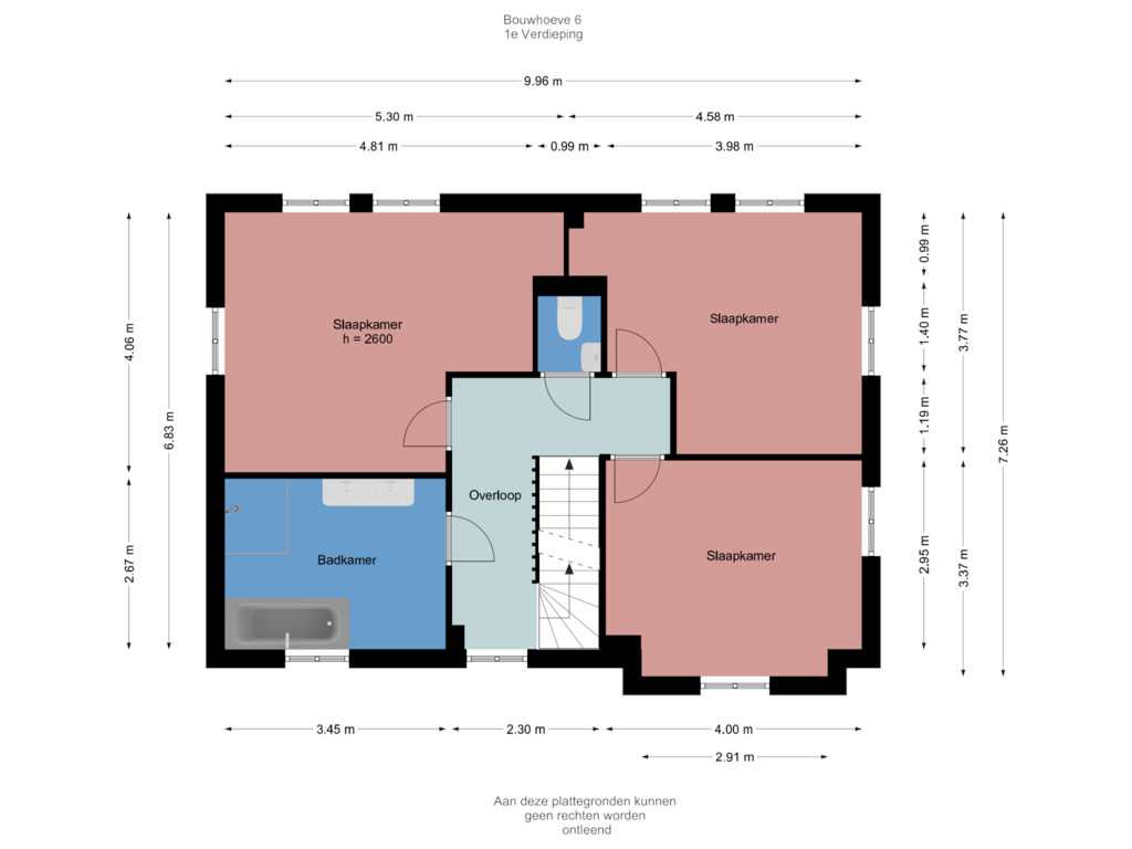 Bekijk plattegrond van 1e Verdieping van Bouwhoeve 6