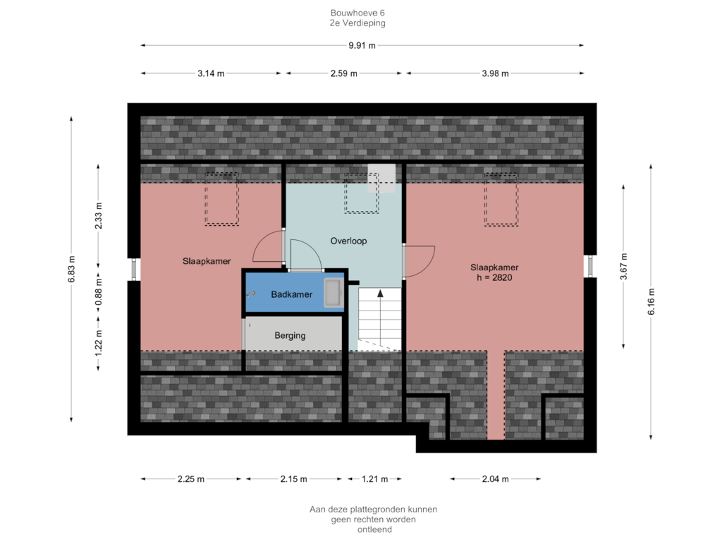 Bekijk plattegrond van 2e Verdieping van Bouwhoeve 6