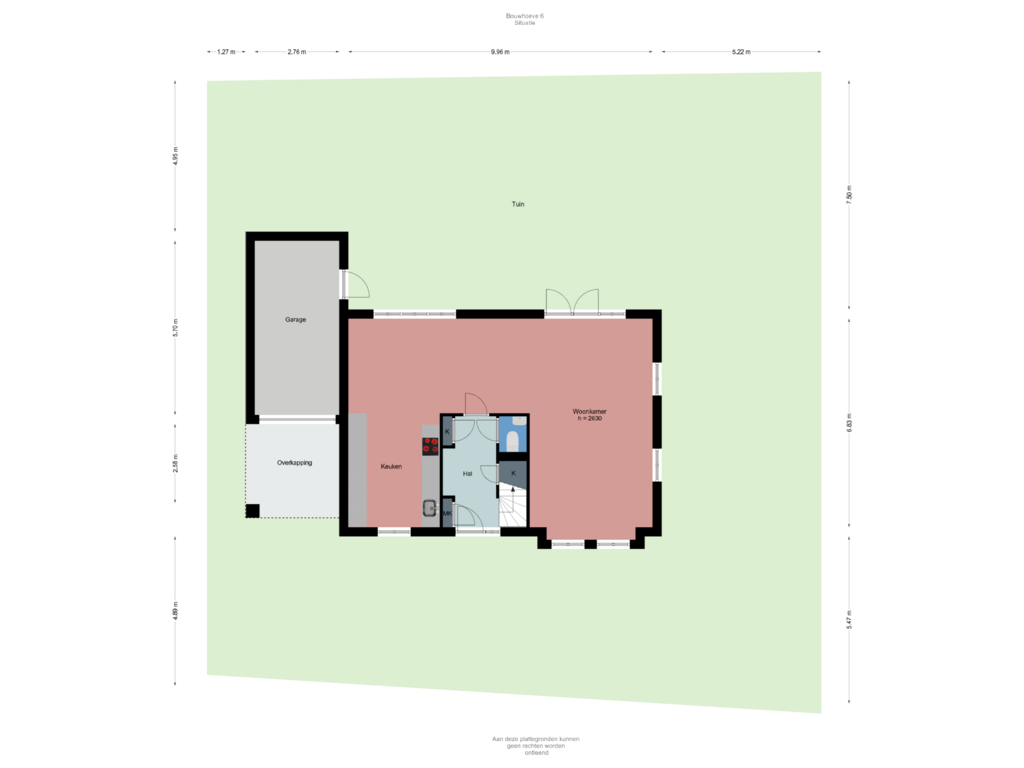 Bekijk plattegrond van Situatie van Bouwhoeve 6