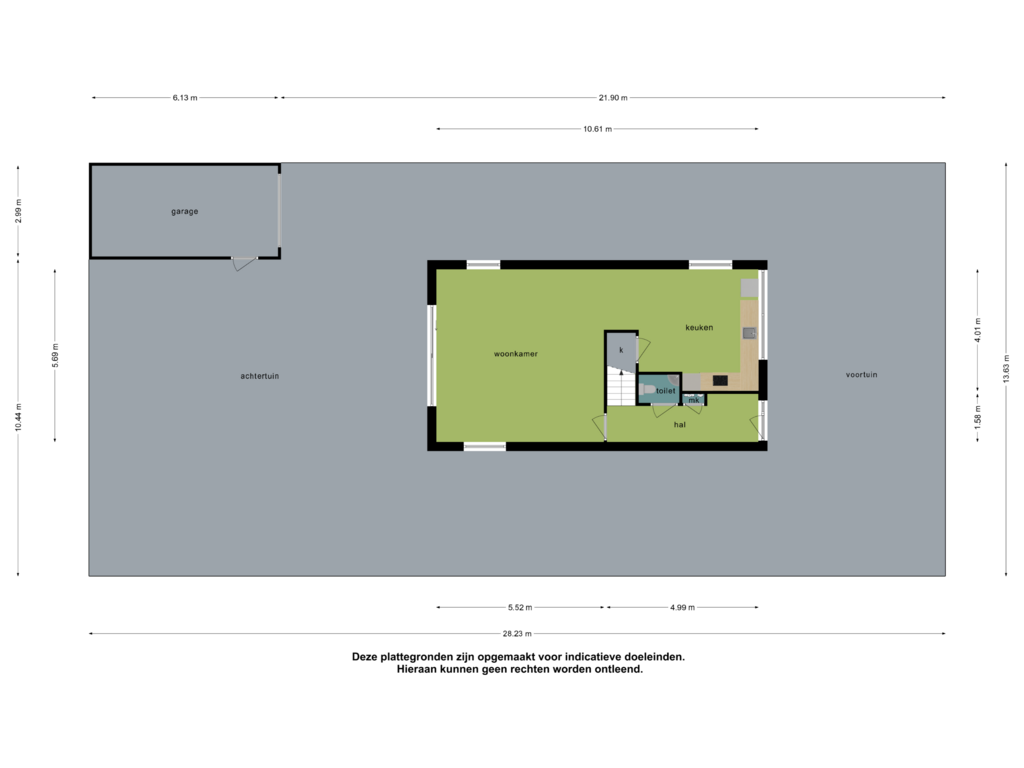 Bekijk plattegrond van overzicht woning van Stadswal 55-E