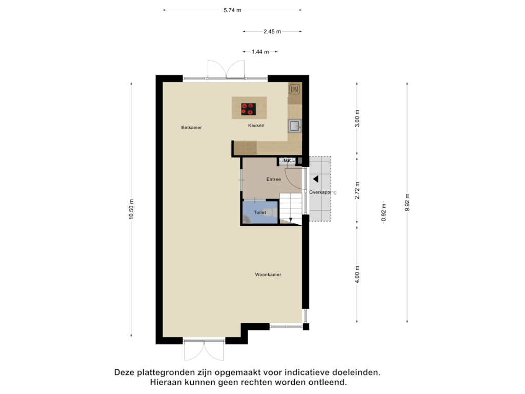 Bekijk plattegrond van Begane Grond van Laakse Laan 18