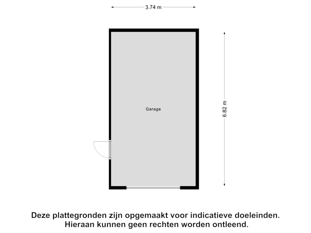 Bekijk plattegrond van Garage van Laakse Laan 18