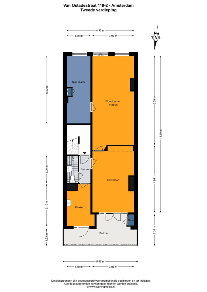 Foto 20 van Van Ostadestraat 119-2