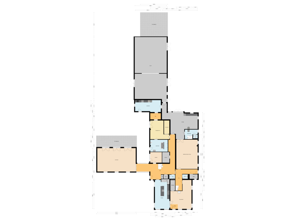 View floorplan of Begane grond of Brink 43