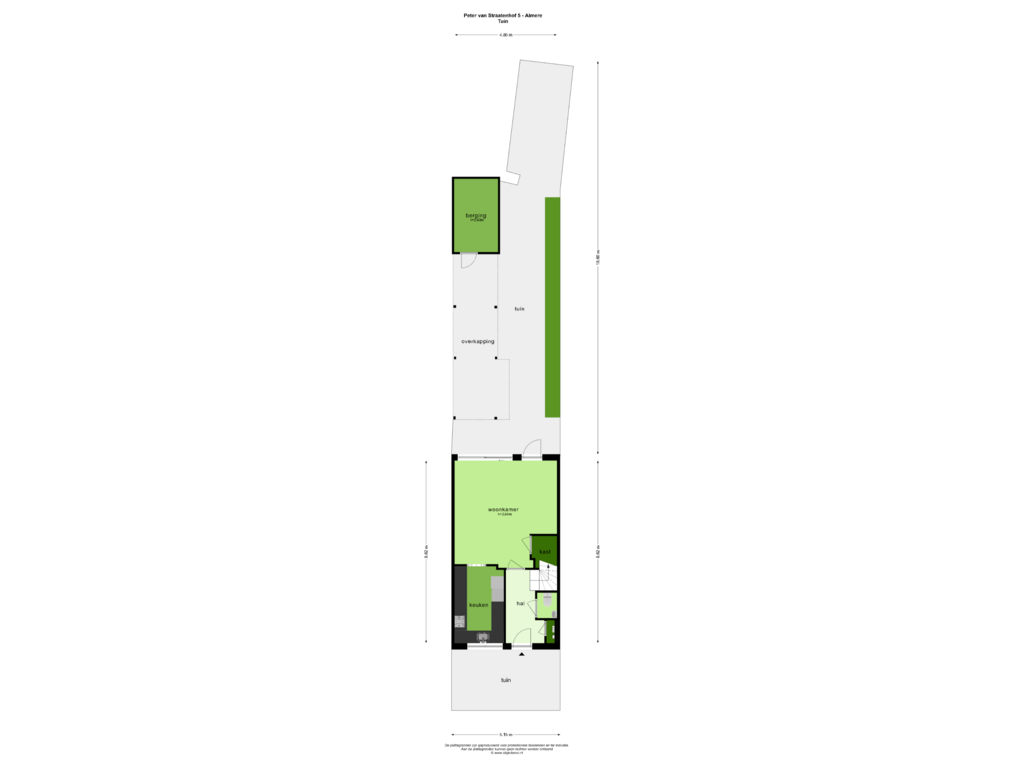 Bekijk plattegrond van TUIN van Peter van Straatenhof 5