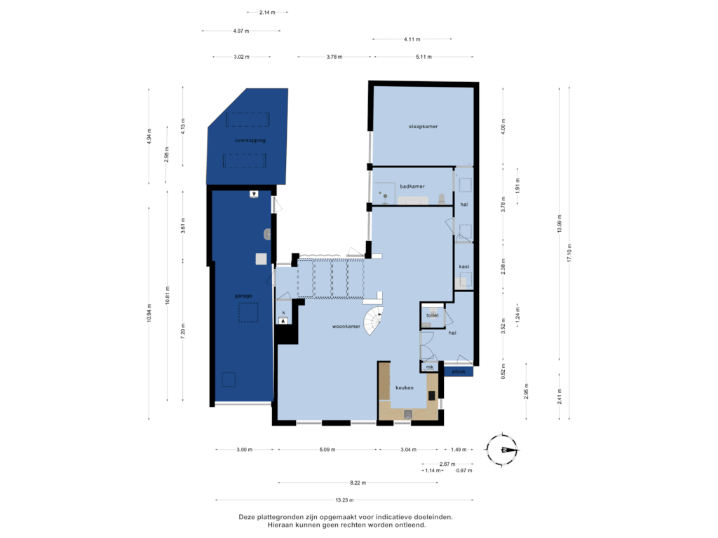 Bekijk plattegrond van Begane grond van Bredholm 21