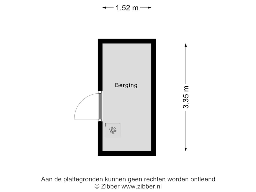 Bekijk plattegrond van Berging van Raadhuisplein 41-C