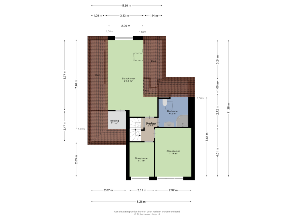 Bekijk plattegrond van Eerste Verdieping van Horstveld 33