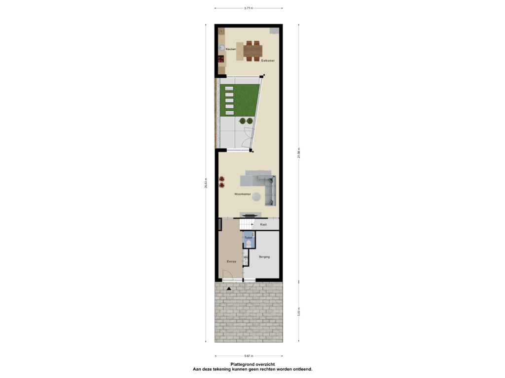 Bekijk plattegrond van Begane Grond Tuin van Priemkruid 57