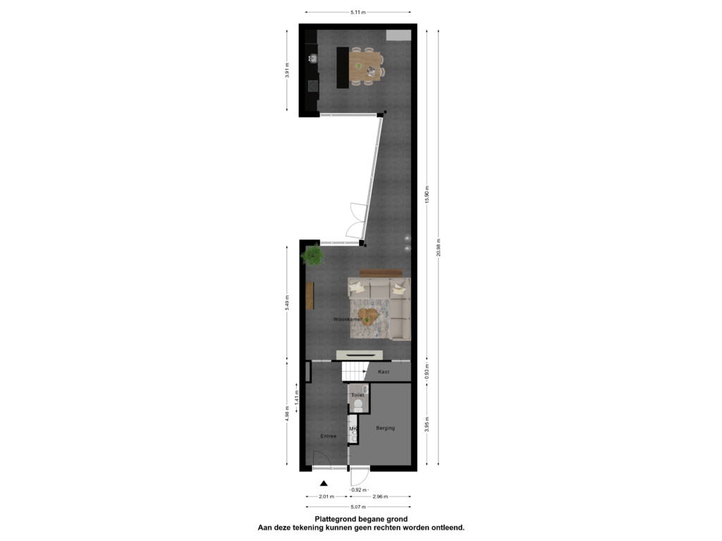 Bekijk plattegrond van Begane Grond van Priemkruid 57