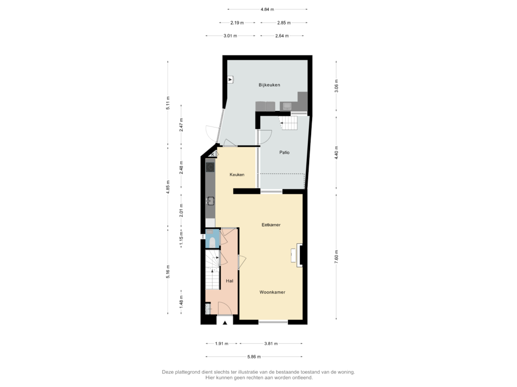 Bekijk plattegrond van Begane Grond van Heerlerweg 33