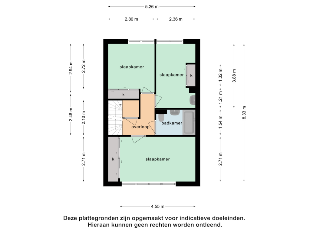 Bekijk plattegrond van 1e verdieping van Voetshoven 3