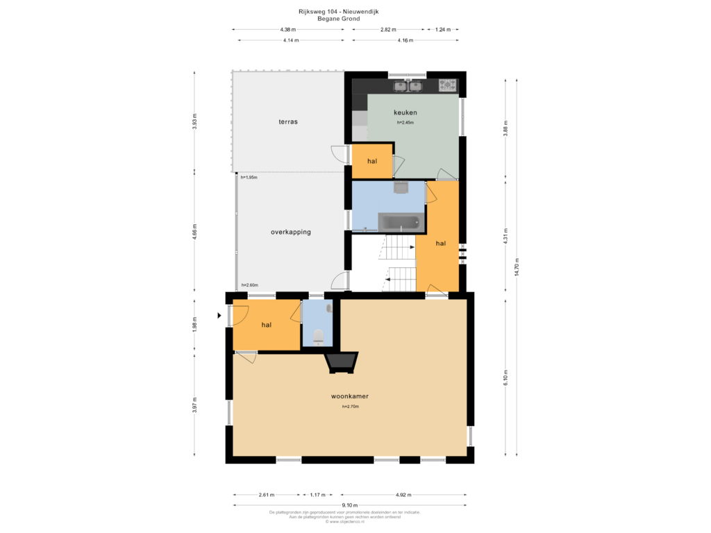 Bekijk plattegrond van Begane Grond van Rijksweg 104