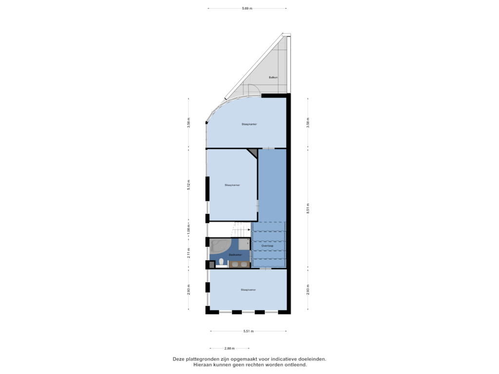 Bekijk plattegrond van Eerste Verdieping van Zoommeer 5