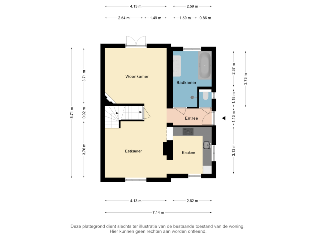 Bekijk plattegrond van Begane Grond van Ceintuurstraat 45