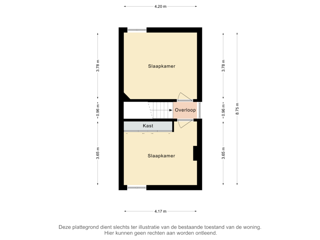 Bekijk plattegrond van Verdieping van Ceintuurstraat 45