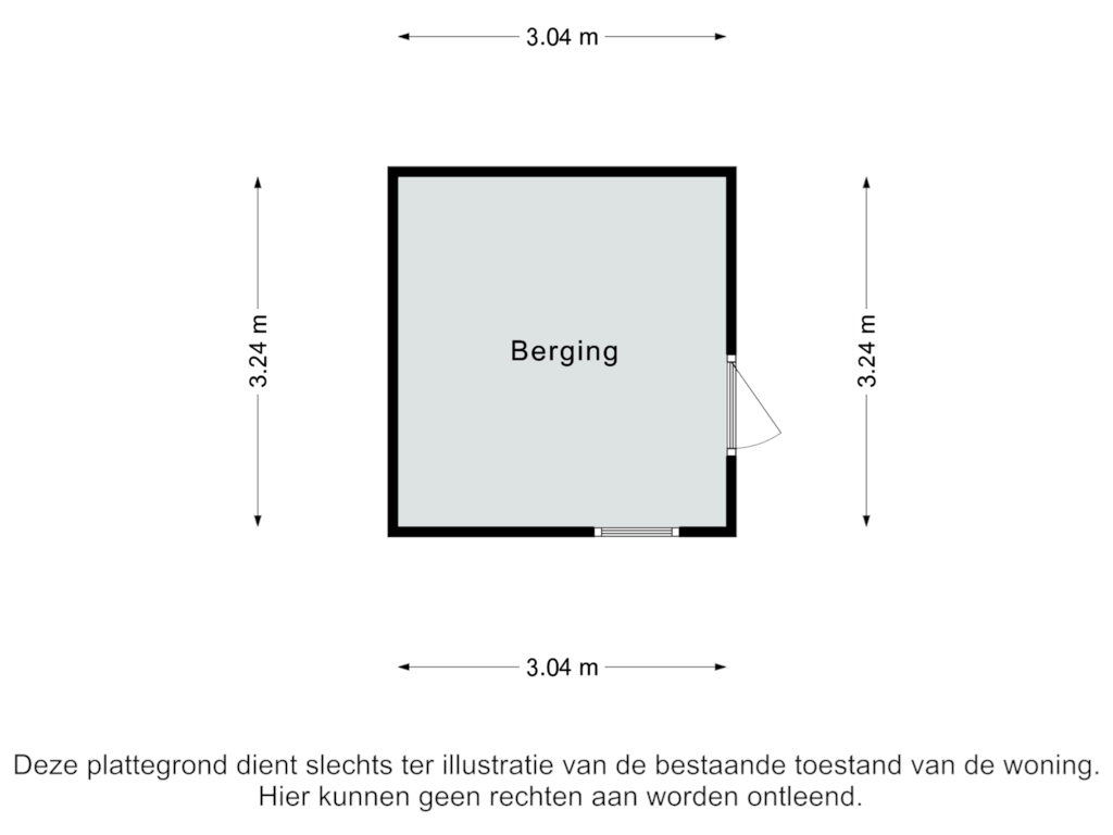 Bekijk plattegrond van Berging van Ceintuurstraat 45