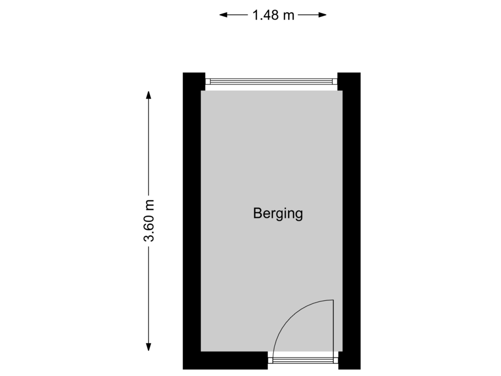 Bekijk plattegrond van Berging van Vrijheidslaan 16