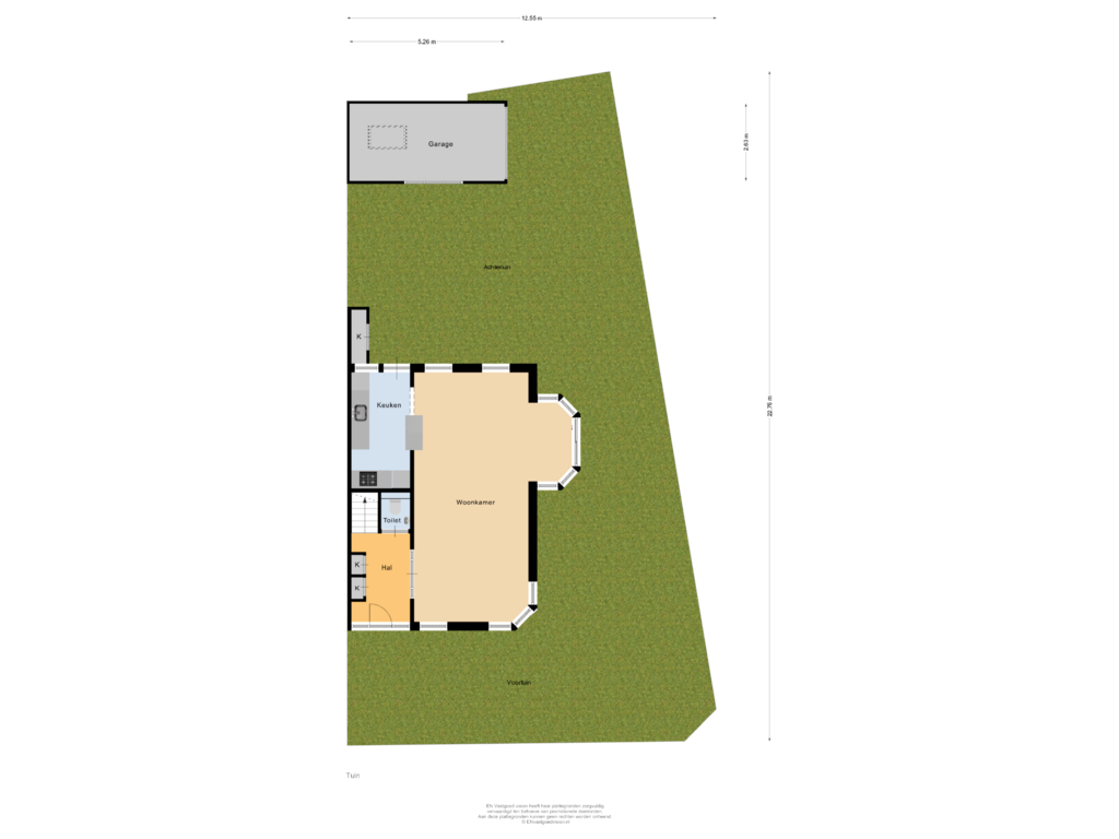 Bekijk plattegrond van Tuin van Pellekaanstraat 36