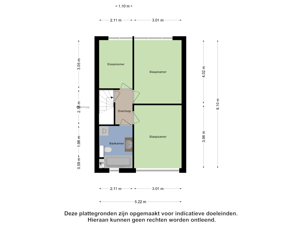 Bekijk plattegrond van Eerste Verdieping van Essenburg 11