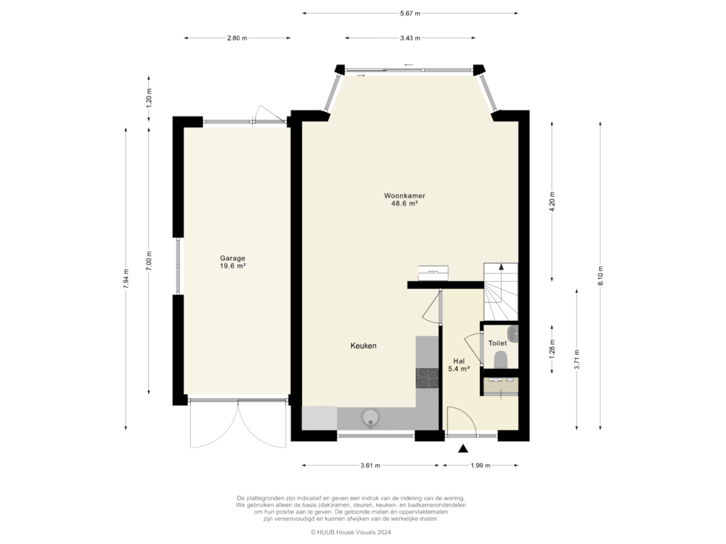 Bekijk plattegrond van Begane Grond van Kempenaar 02 16