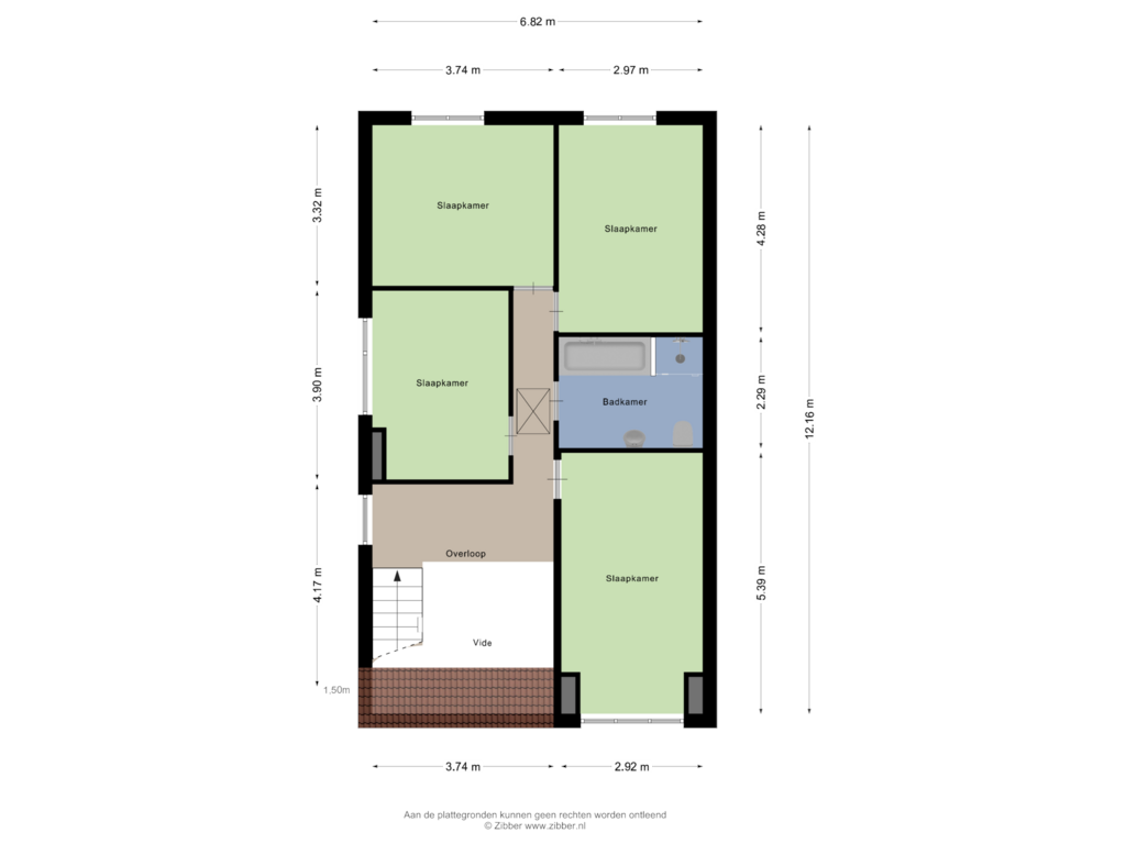 Bekijk plattegrond van Eerste Verdieping van Johan Frisostraat 20