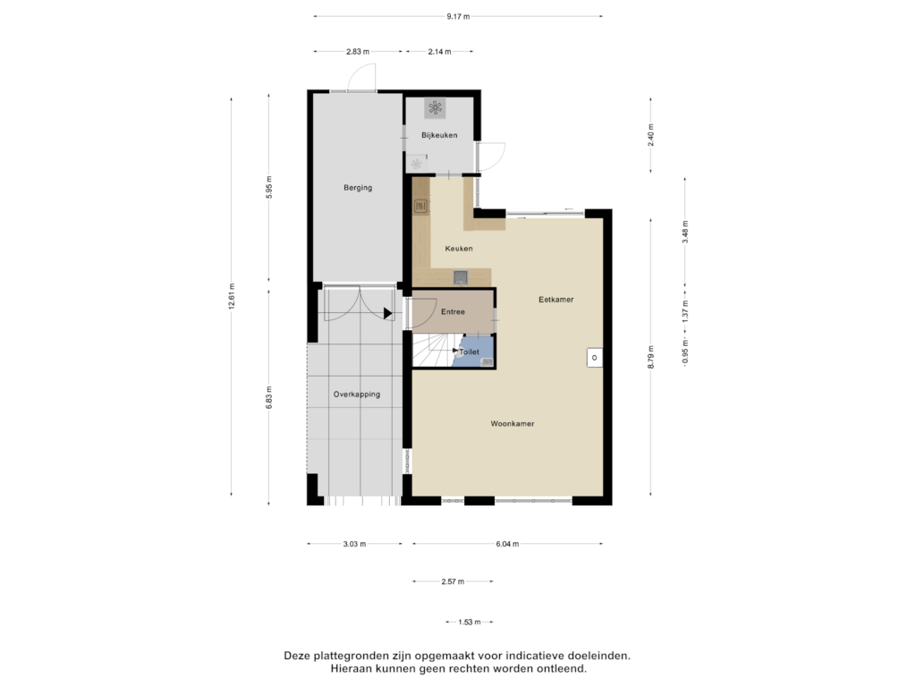 Bekijk plattegrond van Begane Grond van Meijerij 9