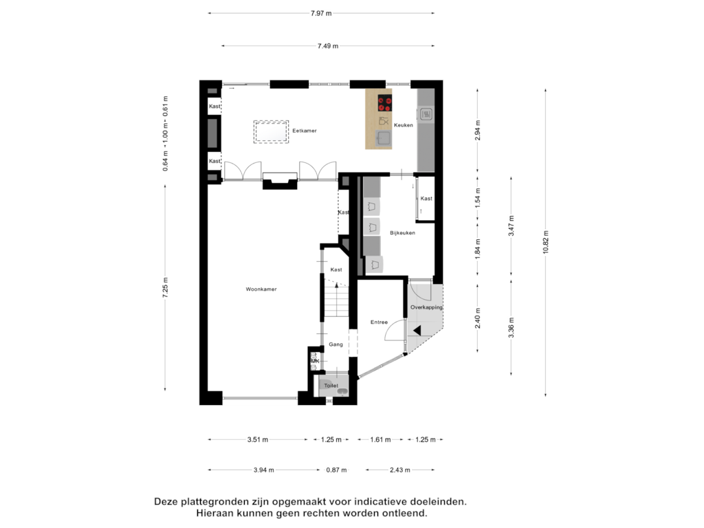 Bekijk plattegrond van Begane Grond van Koningin Beatrixlaan 8