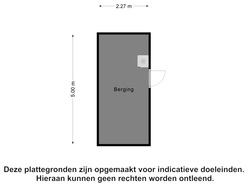 Bekijk plattegrond van Berging van Koningin Beatrixlaan 8