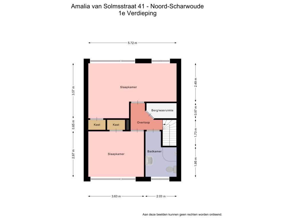 Bekijk plattegrond van 1e verd van Amalia van Solmsstraat 41