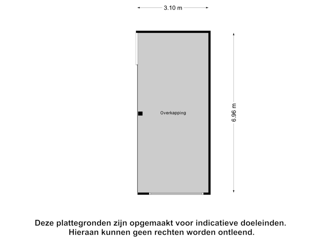 Bekijk plattegrond van Overkapping van Dorpsstraat 6