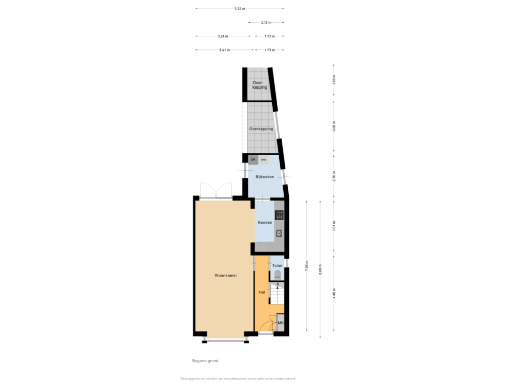 View floorplan of Begane grond of Populierenlaan 39