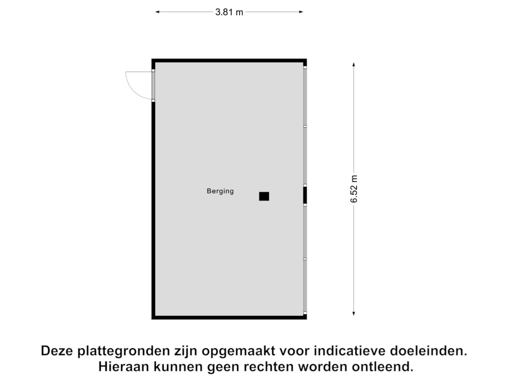 Bekijk plattegrond van Berging van Meidoornsingel 101-C