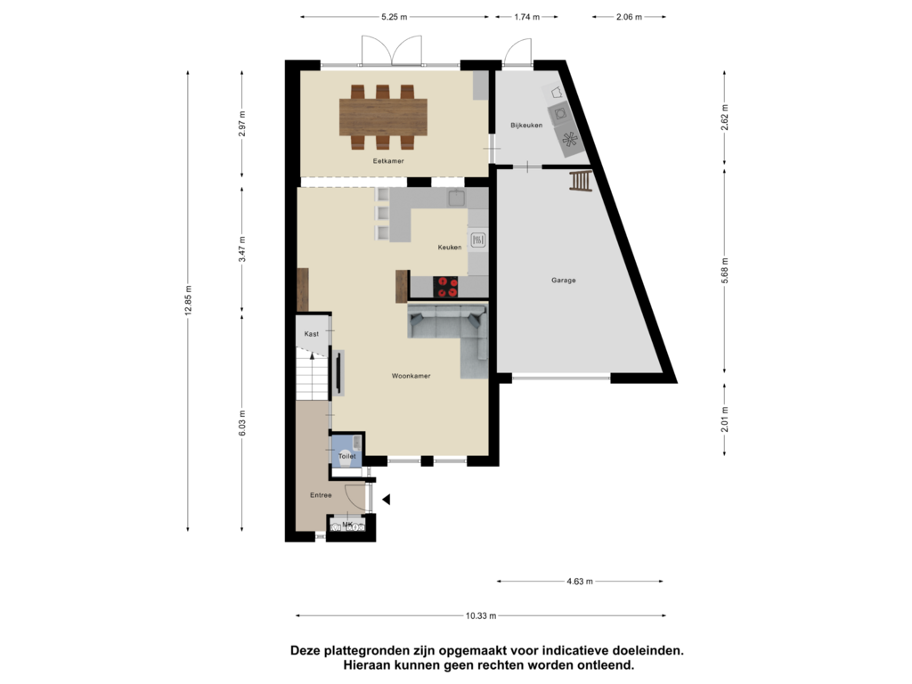 Bekijk plattegrond van Begane Grond van Halvenne 14