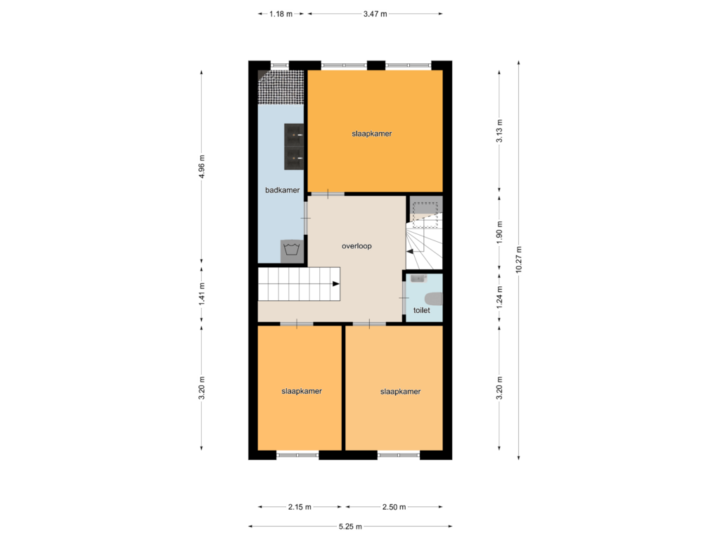 Bekijk plattegrond van Floor 1 van Nonnenstraat 47