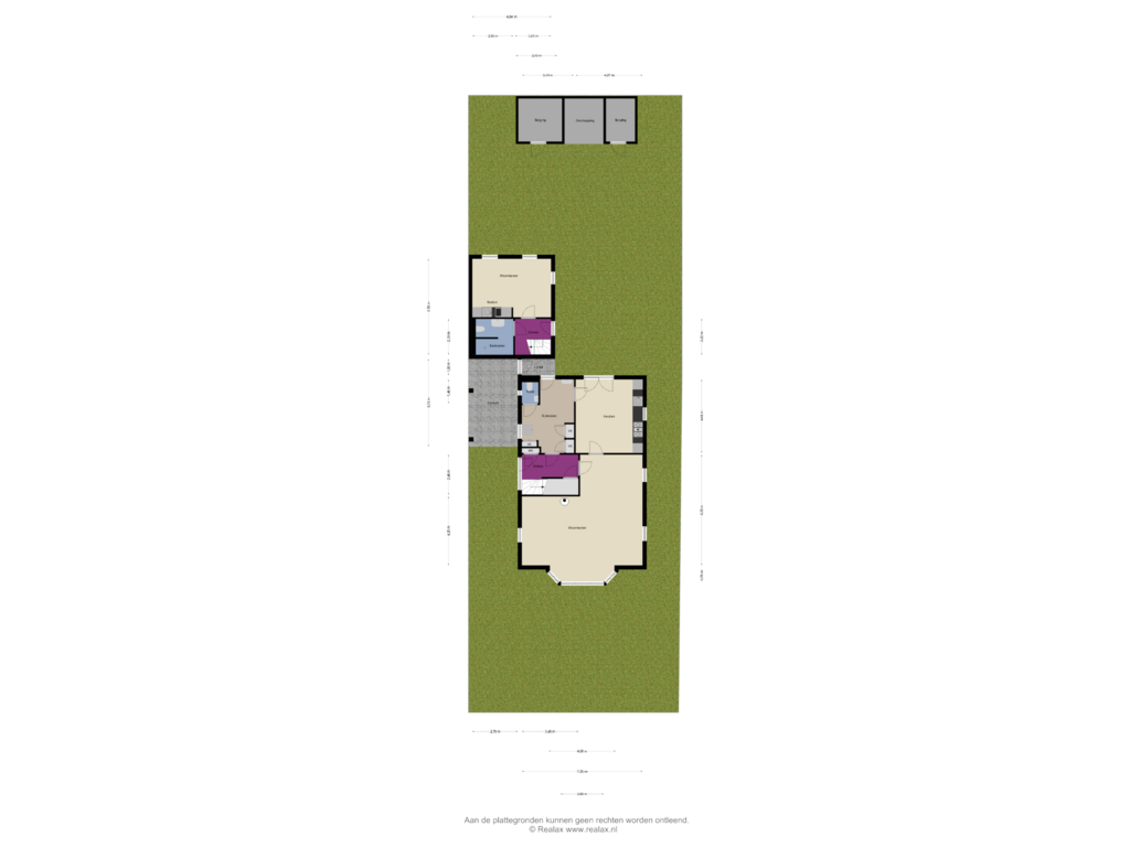 Bekijk plattegrond van Begane grond Tuin van Winterswijkseweg 45-A