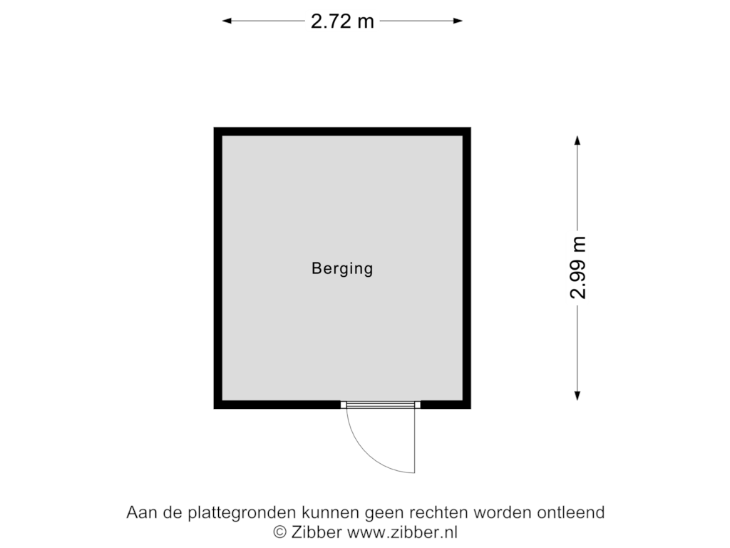 Bekijk plattegrond van Berging van Berkenlaan 10