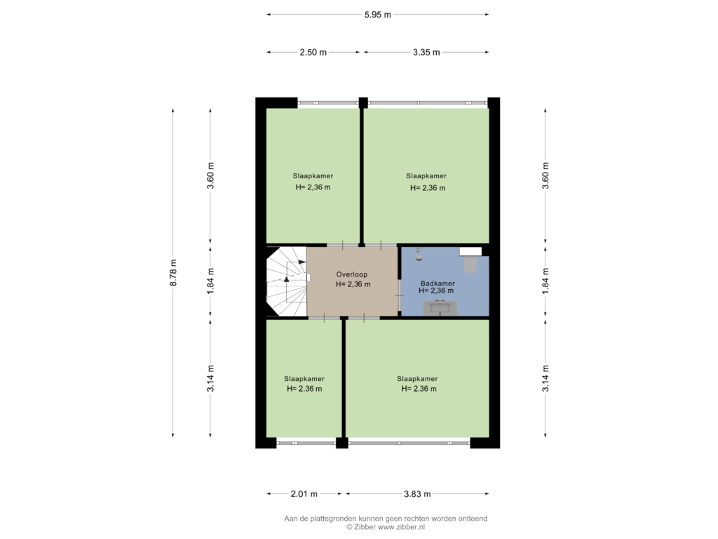 Bekijk plattegrond van Eerste Verdieping van Joon 12