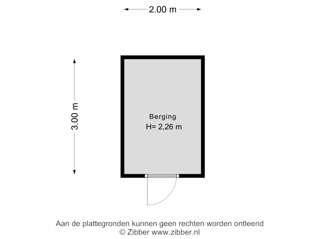 Bekijk plattegrond van Berging van Joon 12